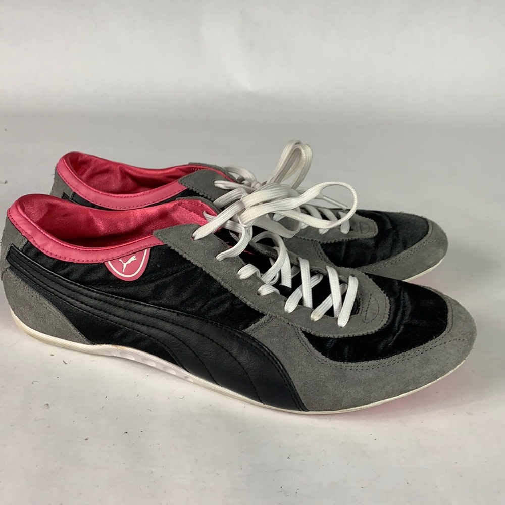 SALE Puma Grey Pink Black Lanai XT Active Sneakers 8.5